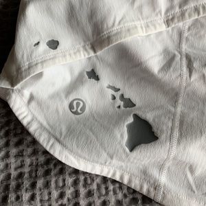 Worn once! Lululemon speed shorts - 8